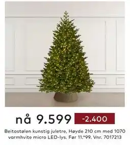 Skeidar Beitostølen kunstig juletre, NOK 9599 tilbud
