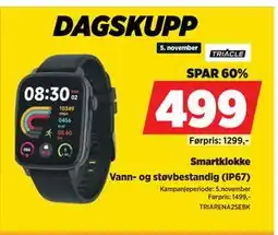POWER Smartklokke, NOK 499 tilbud