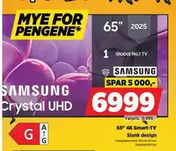 POWER 65 4K Smart-TV, NOK 6999 tilbud