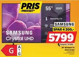 POWER 55 4K Smart TV, NOK 5799 tilbud