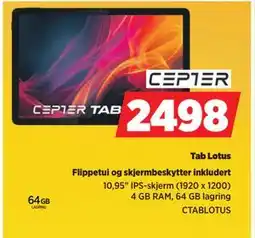POWER Tab Lotus, NOK 2498 tilbud