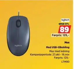 POWER Mus, NOK 89 tilbud