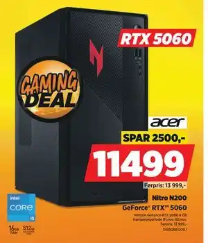 POWER Nitro N200, NOK 11499 tilbud