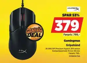 POWER Gamingmus, NOK 379 tilbud