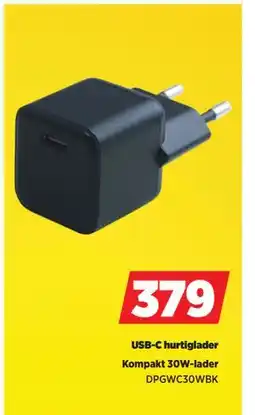 POWER Kompakt 30W-lader, NOK 379 tilbud