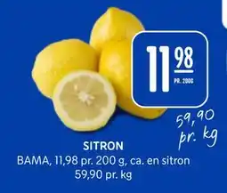 Rema 1000 SITRON, NOK 11.98 tilbud