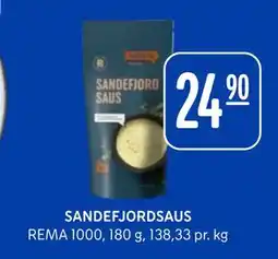 Rema 1000 SANDEFJORDSAUS, NOK 24.9 tilbud