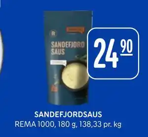 Rema 1000 SANDEFJORDSAUS, NOK 24.9 tilbud