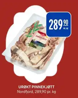 Rema 1000 URØKT PINNEKJØTT, NOK 289.9 tilbud