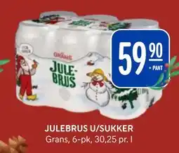 Rema 1000 JULEBRUS U/SUKKER, NOK 59.9 tilbud