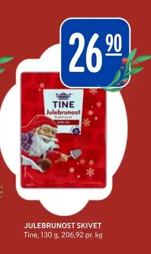 Rema 1000 JULEBRUNOST SKIVET, NOK 26.9 tilbud