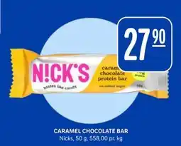 Rema 1000 CARAMEL CHOCOLATE BAR, NOK 27.9 tilbud