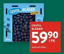 Jacobs CEVITA BLÅBÆR, NOK 59.9 tilbud