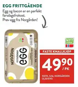 Jacobs EGG FRITTGÅENDE, NOK 49.9 tilbud