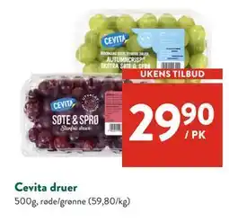 Jacobs Cevita druer, NOK 29.9 tilbud