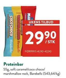 Jacobs Proteinbar, NOK 29.9 tilbud