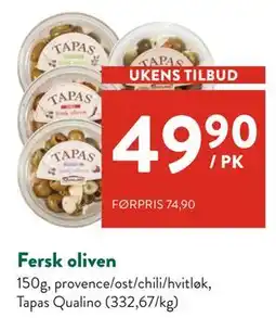Jacobs Fersk oliven, NOK 49.9 tilbud