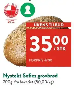 Jacobs Nystekt Sofies grovbrød, NOK 35 tilbud
