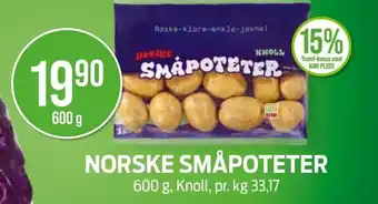 Kiwi KNOLL Norske småpoteter tilbud