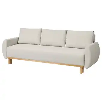 IKEA Grunnarp 3-seters sovesofa, Gunnared beige tilbud