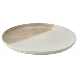 IKEA Krustistel Tallerken, mønstret/lys beige, 25 cm tilbud