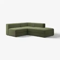 IKEA JÄttebo Hjørnesofa 2,5-seters/sjeselong, høyre/samsala mørk gulgrønn tilbud