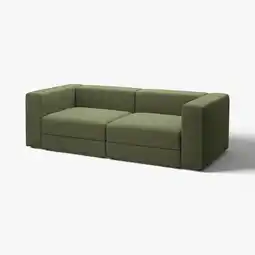 IKEA JÄttebo 3-seters modulsofa, Samsala mørk gulgrønn tilbud