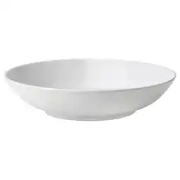 IKEA Godmiddag Dyp tallerken, hvit, 23 cm tilbud