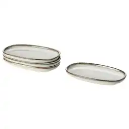 IKEA Gladelig Tallerken, grå, 12x7 cm tilbud