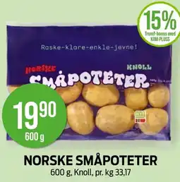 Kiwi KNOLL Norske småpoteter tilbud