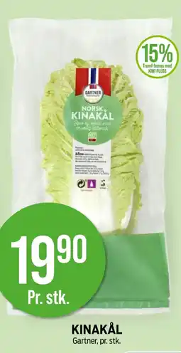 Kiwi GARTNER Kinakål tilbud