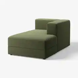 IKEA JÄttebo Sjeselongmodul, høyre, med armlene/samsala mørk gulgrønn tilbud
