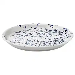 IKEA Silversida Tallerken, mønstret/blå, 26 cm tilbud