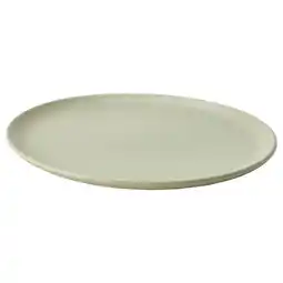IKEA Mossmal Tallerken, prikker/lys grønn, 22 cm tilbud