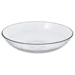 IKEA Strandkrabba Dyp tallerken, glass/transparent, 19 cm tilbud