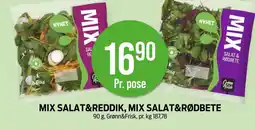 Kiwi GRØNN&FRISK Mix salat&reddik, mix salat&rødbete tilbud