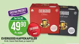 Kiwi Evergood kaffekapsler tilbud