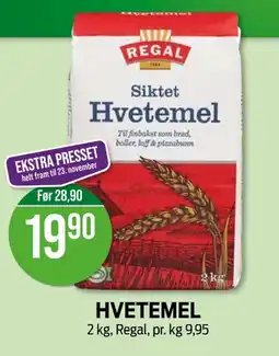 Kiwi REGAL Hvetemel tilbud