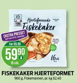 Kiwi FISKERMANNEN Fiskekaker hjerteformet tilbud