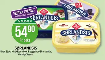 HENNIG-OLSEN IS Sørlandsis