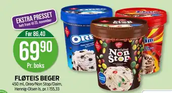 Kiwi Fløteis beger tilbud