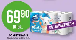 Kiwi LAMBI Toalettpapir tilbud