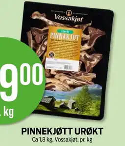 Kiwi VOSSAKJØT Pinnekjøtt urøkt tilbud