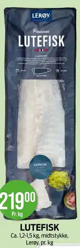 Kiwi LERØY Lutefisk tilbud