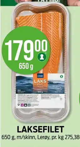 Kiwi LERØY Laksefilet tilbud