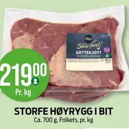 Kiwi FOLKETS Storfe høyryggi bit tilbud
