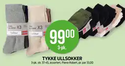 Kiwi PIERRE ROBERT Tykke ullsokker tilbud