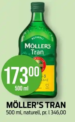 Kiwi NATURELL Möller's tran tilbud