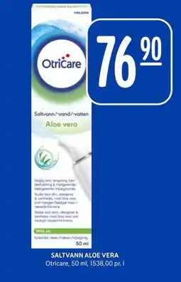 Rema 1000 SALTVANN ALOE VERA, NOK 76.9 tilbud