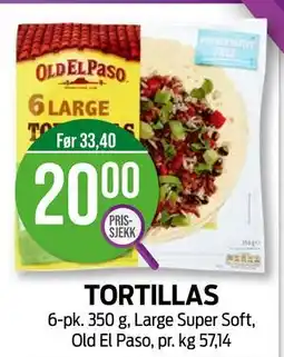 Kiwi TORTILLAS, NOK 20 tilbud